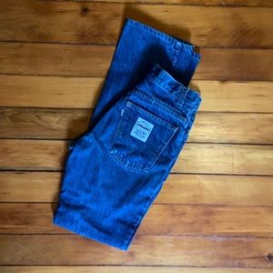 Vintage Levi’s high waist rib cage jeans